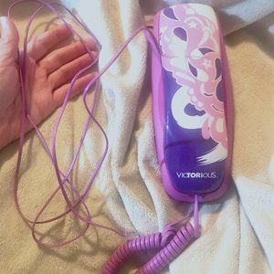 Nickelodeon! Victorious Corded Phone, Pink and Purple